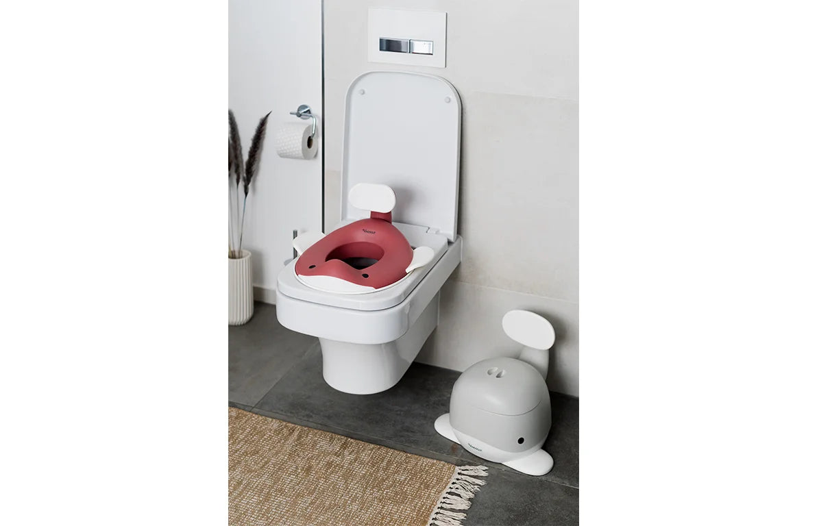 Toilet seat attachment Whale, available in 8 colors