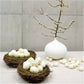 Natural Easter nest with grass - large