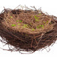 Natural Easter nest with grass - large