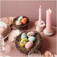 Natural Easter nest with grass - large