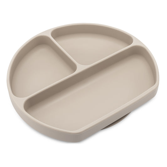 Divided Suction Plate in Taupe