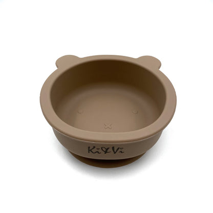 My Teddy Bowl in Taupe & Spice Pumpkin