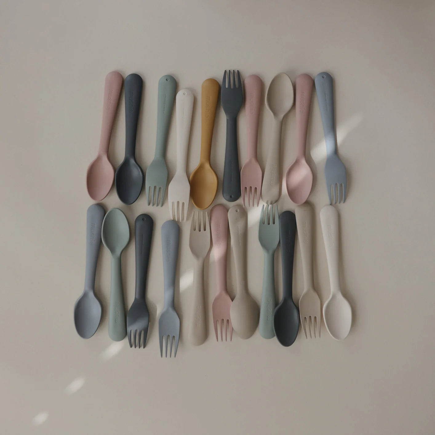 Fork and Spoon Set - Ivory