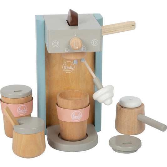 Tasty Wooden Coffee Machine Set