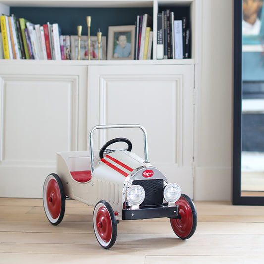 Classic Pedal Car White