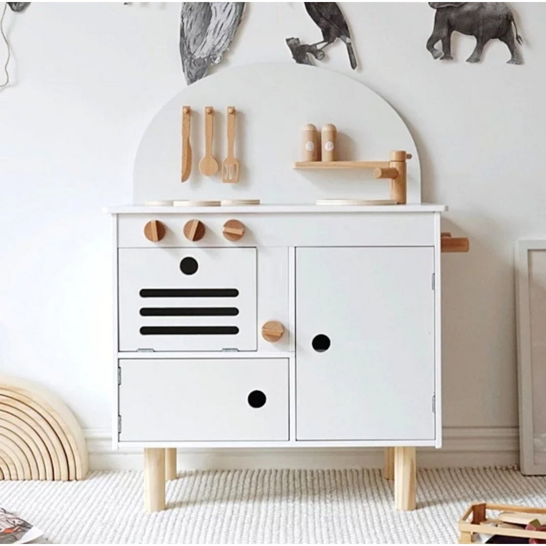 Wooden Kitchenette - White