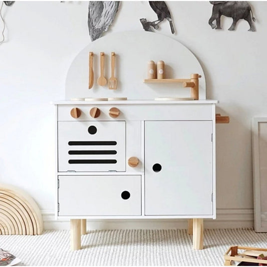 Wooden Kitchenette - White