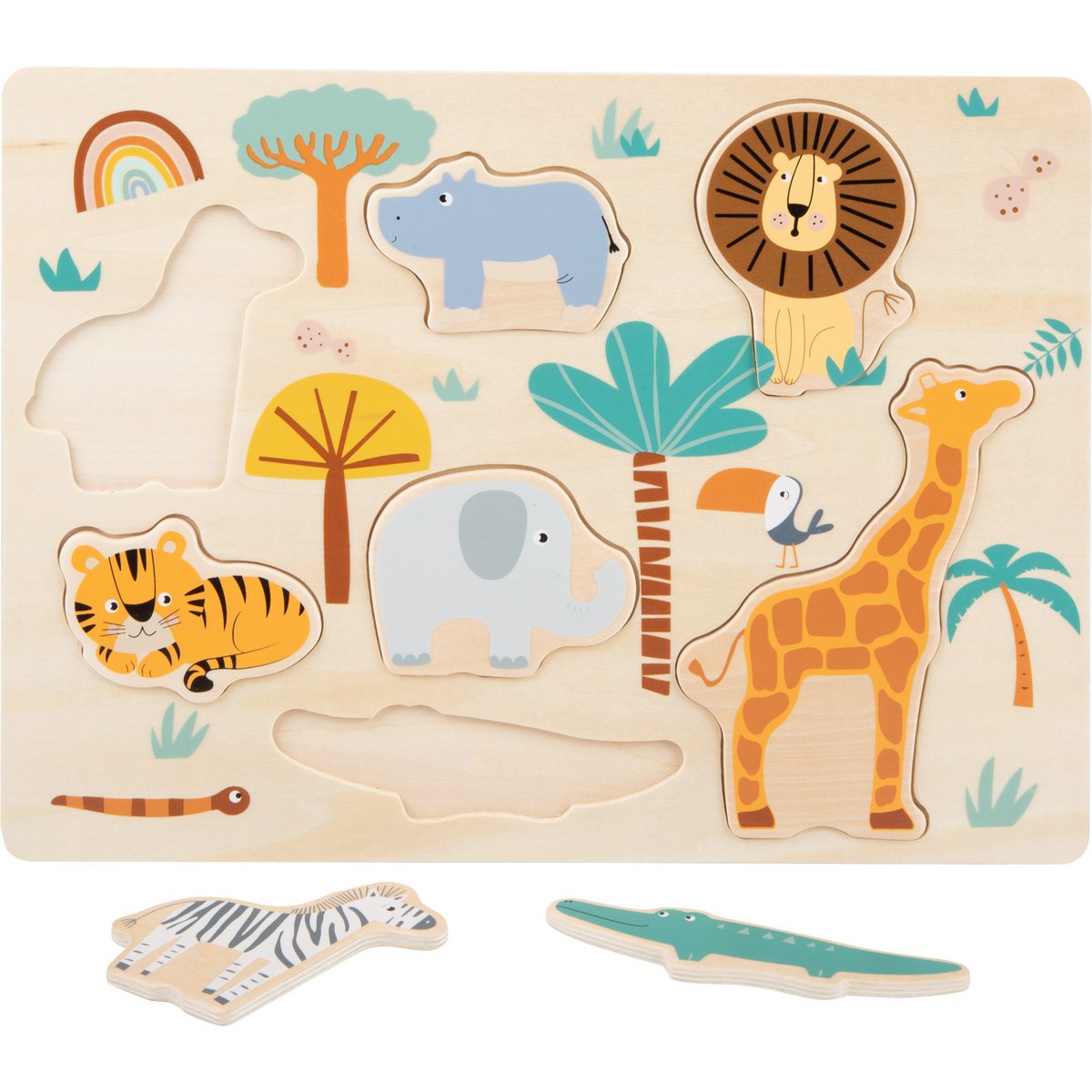 Wooden Puzzle Safari