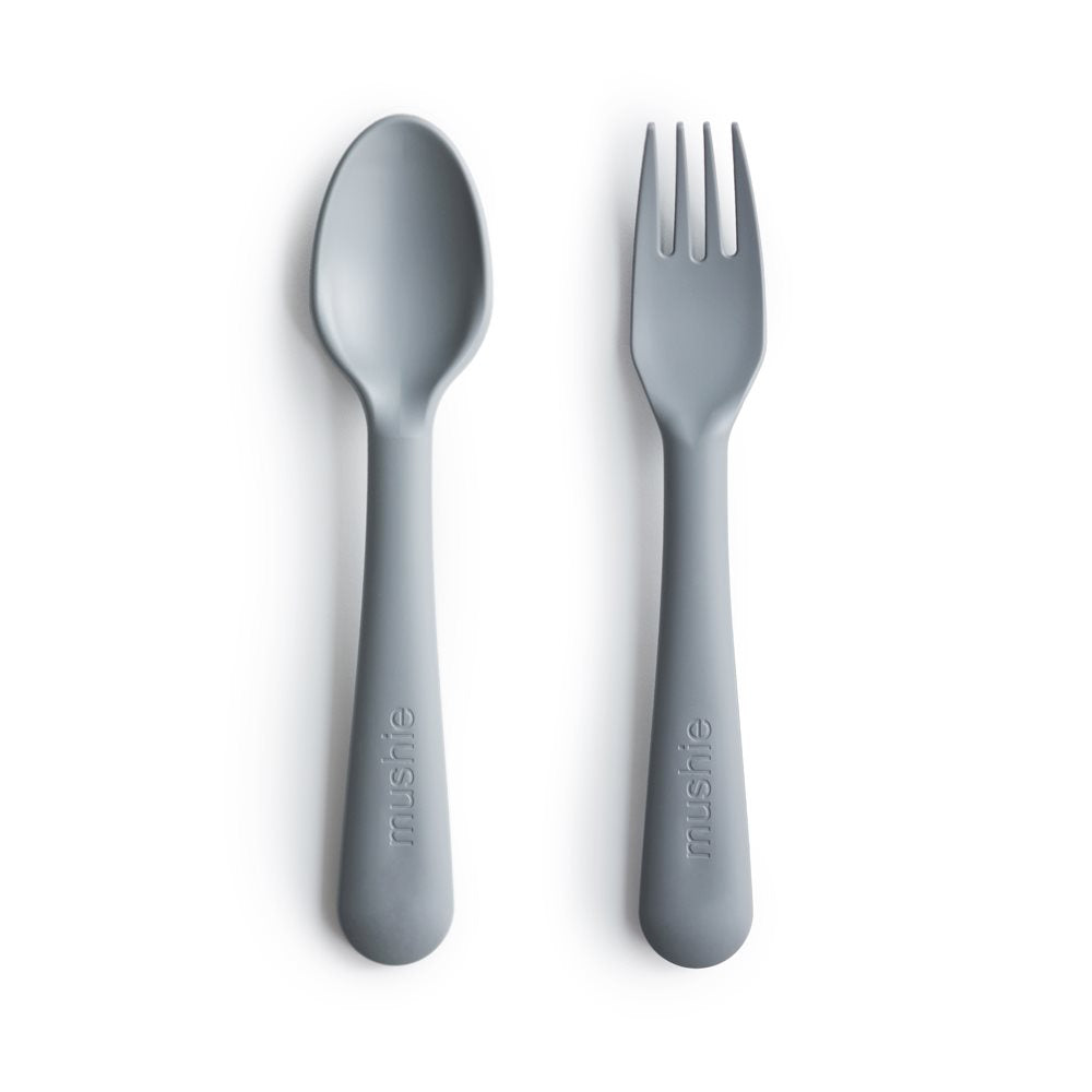 Fork and Spoon Set - Cloud