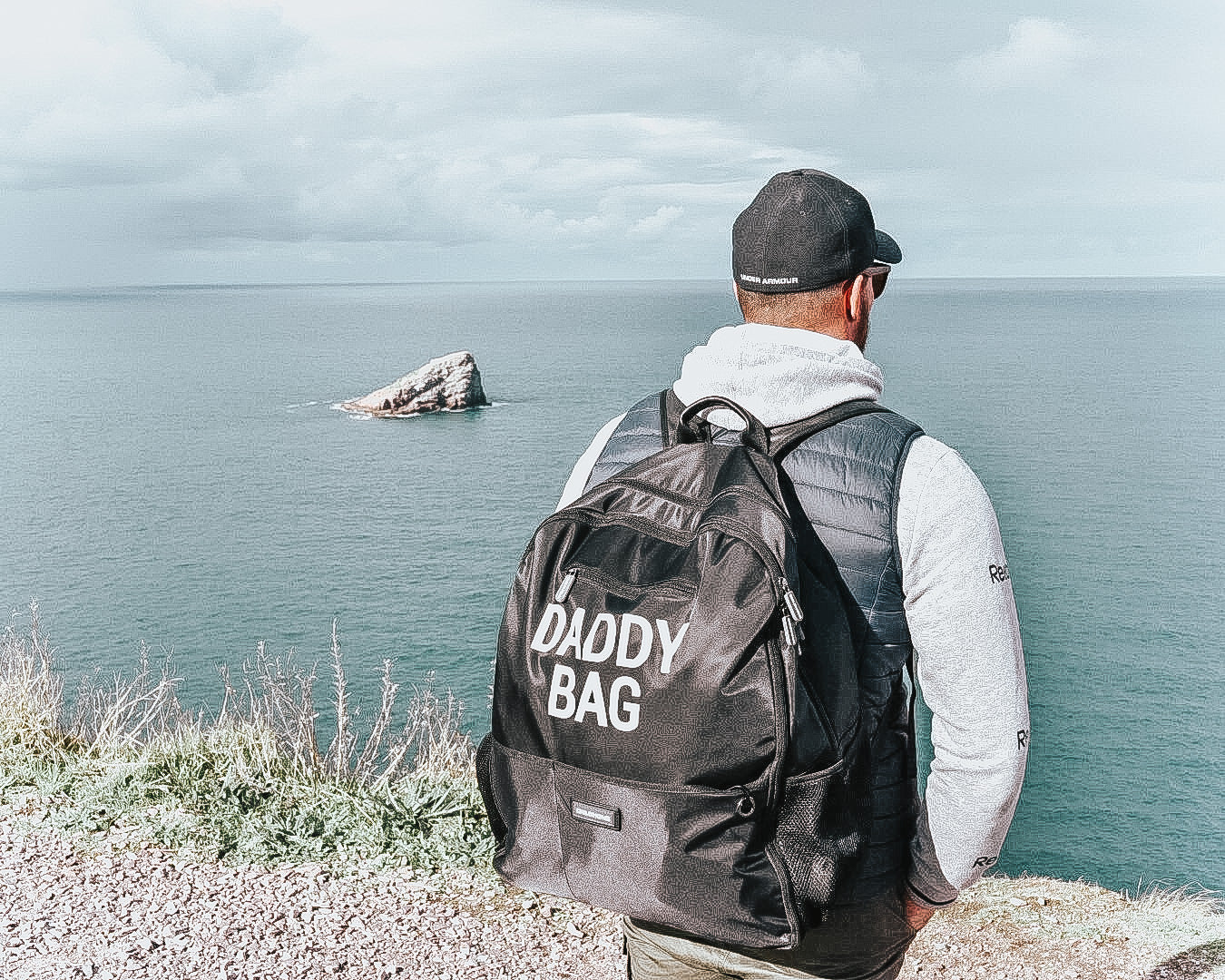 Daddy Bag, Nursery Daddy's Backpack - Black