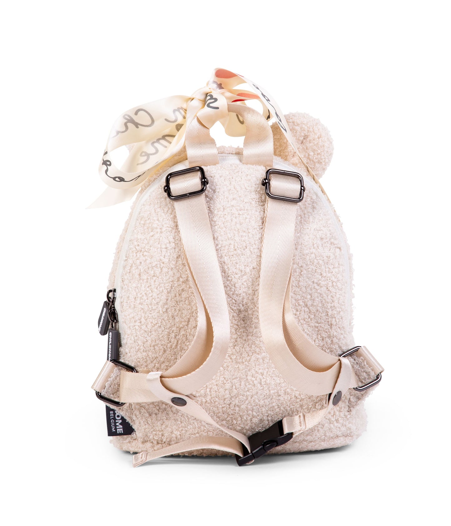 My first bag children's backpack - Teddy Off white