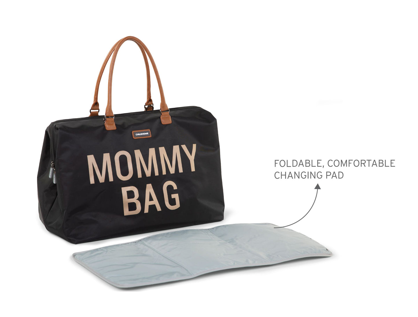 Mommy bag Nursery bag - Black gold