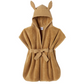 Baby bathrobe in Dove Gray & Hazelnut