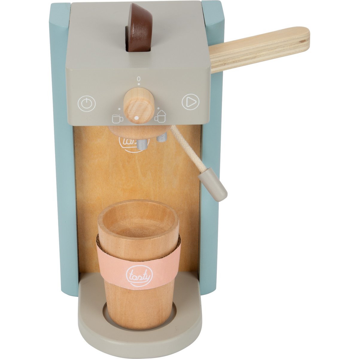 Tasty Wooden Coffee Machine Set